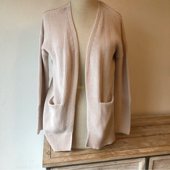 Universal Thread Sweaters Universal Thread Cream Open Cardigan Size